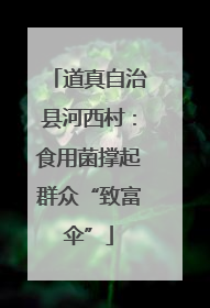 道真自治县河西村：食用菌撑起群众“致富伞”