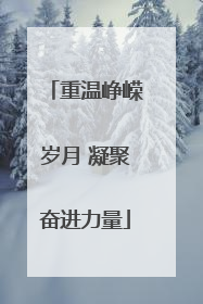 重温峥嵘岁月 凝聚奋进力量