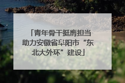 青年骨干挺膺担当 助力安徽省阜阳市“东北大外环”建设