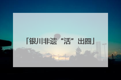 银川非遗“活”出圈