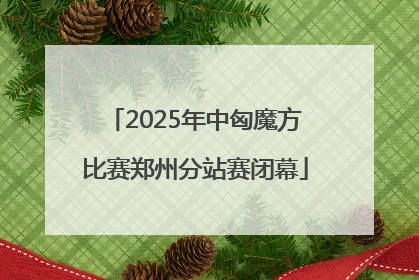 2025年中匈魔方比赛郑州分站赛闭幕