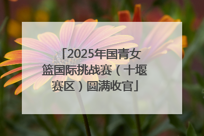 2025年国青女篮国际挑战赛（十堰赛区）圆满收官