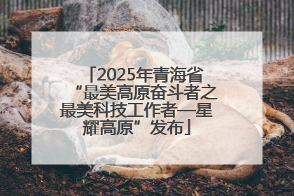 2025年青海省“最美高原奋斗者之最美科技工作者—星耀高原”发布