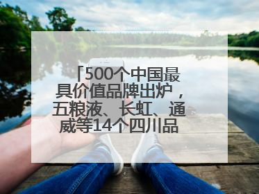 500个中国最具价值品牌出炉，五粮液、长虹、通威等14个四川品牌上榜