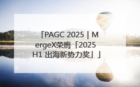 PAGC 2025｜MergeX荣膺「2025 H1 出海新势力奖」